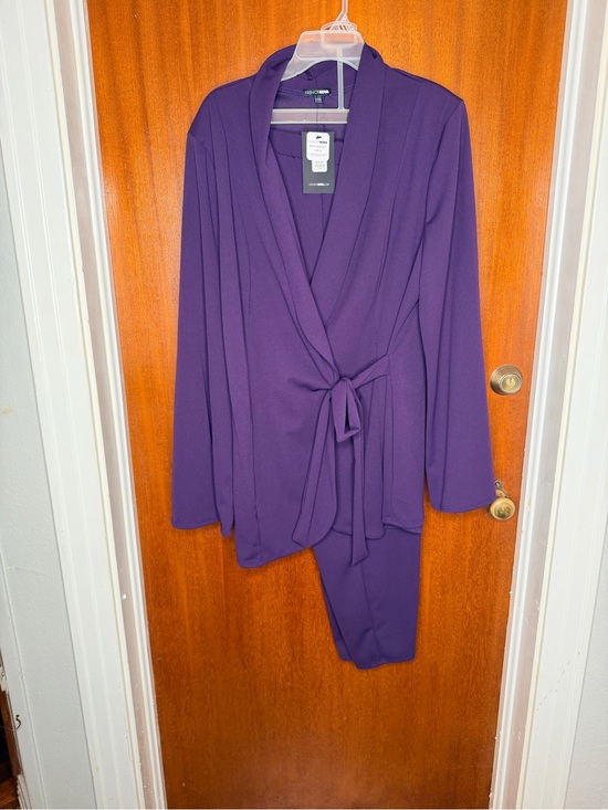 Fashion Nova Pants - Purple Wrap Suit Set
